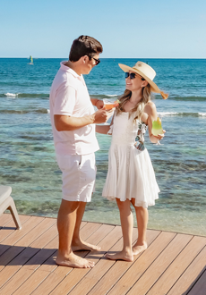Couple at the beach
